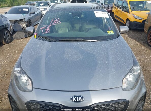 KNDP6CAC5M7912658 2021 KIA SPORTAGE Серебряный Вид щитка приборов