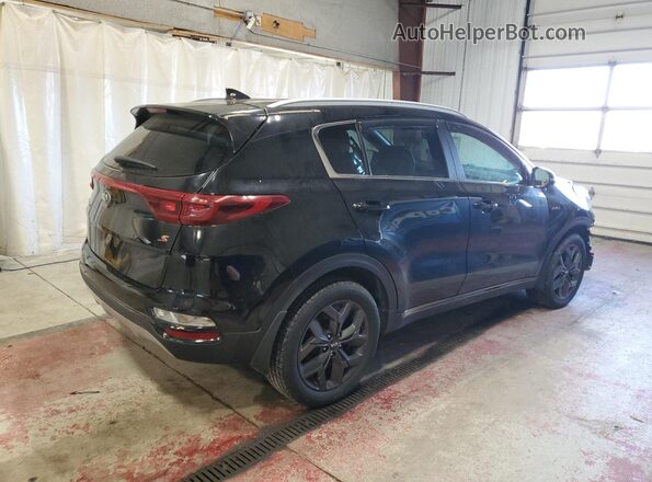 KNDP6CAC6L7650194 2020 KIA SPORTAGE Black Tył prawy