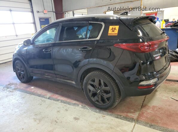 KNDP6CAC6L7650194 2020 KIA SPORTAGE Black Tył lewy