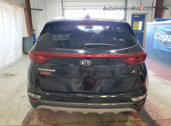 KNDP6CAC6L7650194 2020 KIA SPORTAGE Black Widok z tyłu