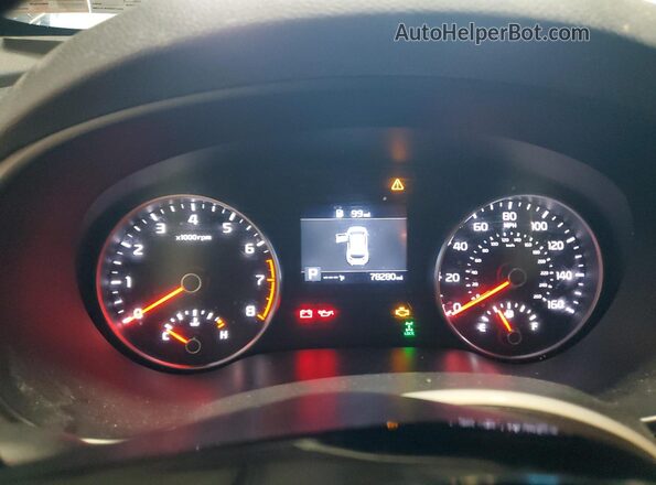 KNDP6CAC6L7650194 2020 KIA SPORTAGE Black Widok zestawu wskaźników