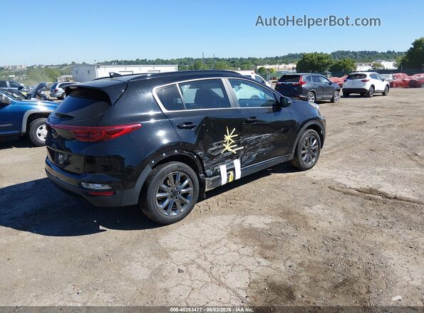 KNDP6CAC6M7854463 2021 KIA SPORTAGE Black Հետևի աջ