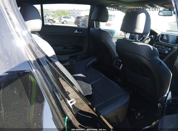 KNDP6CAC6M7854463 2021 KIA SPORTAGE Black VIN կոդի պիտակի տեսք