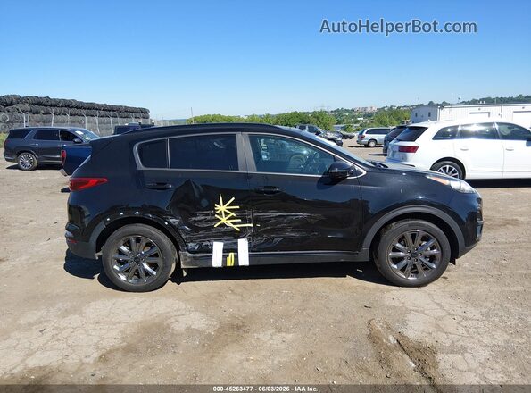 KNDP6CAC6M7854463 2021 KIA SPORTAGE Black Սալոնի 360 աստիճան տեսք