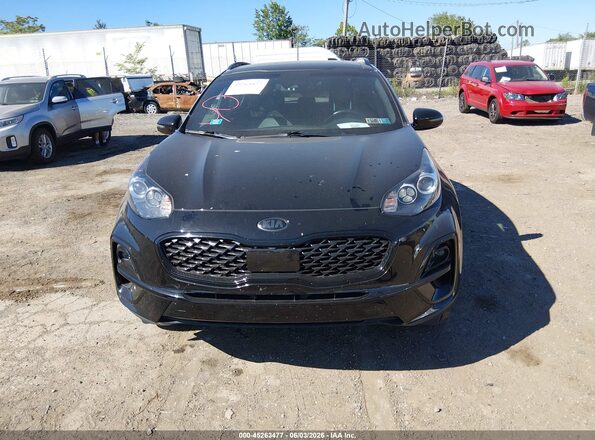KNDP6CAC6M7854463 2021 KIA SPORTAGE Black Սալոնի հետևի տեսք