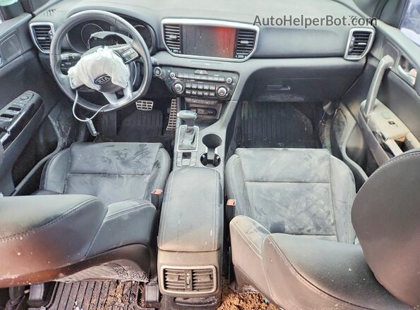 KNDP6CAC6N7014300 2022 KIA SPORTAGE Black Вид панелі приладів