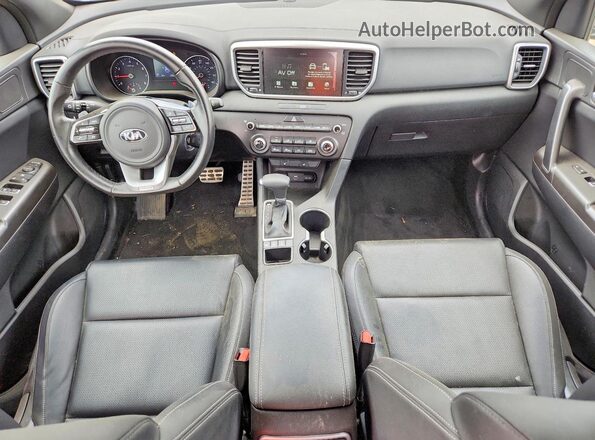 KNDP6CAC8L7730306 2020 KIA SPORTAGE Black Вид панелі приладів