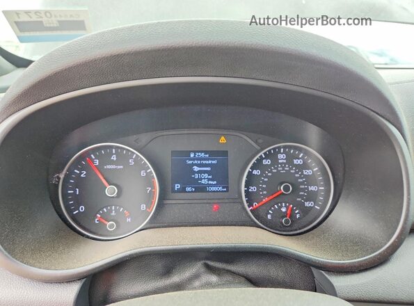 KNDP6CAC8L7730306 2020 KIA SPORTAGE Black Вид щитка приладів
