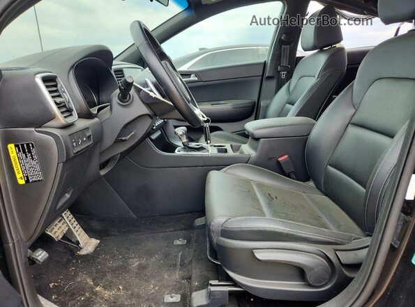 KNDP6CAC8L7730306 2020 KIA SPORTAGE Black Вид салону спереду