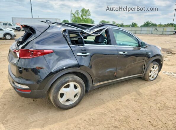 KNDP6CAC8L7730306 2020 KIA SPORTAGE Black Задня права чверть