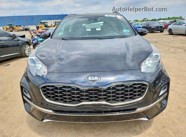 KNDP6CAC8L7730306 2020 KIA SPORTAGE Black Вид спереду