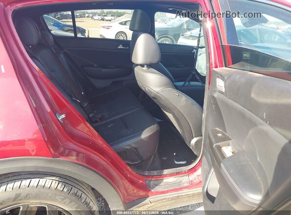 KNDP6CAC8L7826565 2020 KIA SPORTAGE Red VIN կոդի պիտակի տեսք