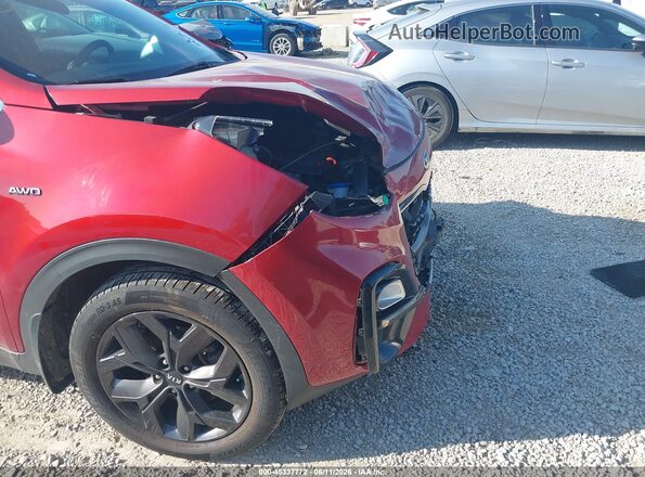 KNDP6CAC8L7826565 2020 KIA SPORTAGE Red Դիմացի տեսք