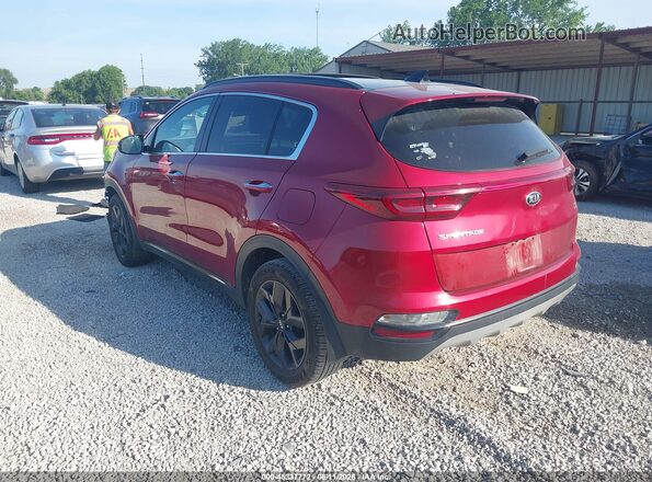 KNDP6CAC8L7826565 2020 KIA SPORTAGE Red Հետևի ձախ