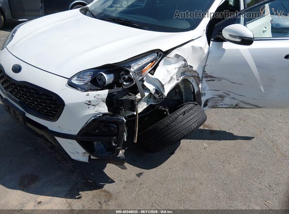 KNDP6CAC8N7018705 2022 KIA SPORTAGE White Vista frontal