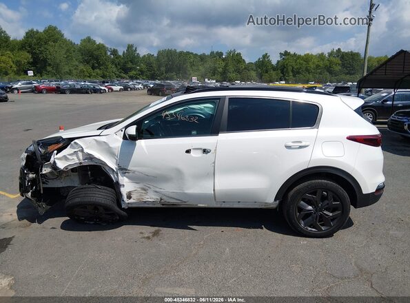 KNDP6CAC8N7018705 2022 KIA SPORTAGE White Vista interior de 360 grados