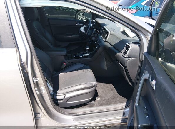 KNDP6CAC9L7763024 2020 KIA SPORTAGE Gray Widok wnętrza z przodu