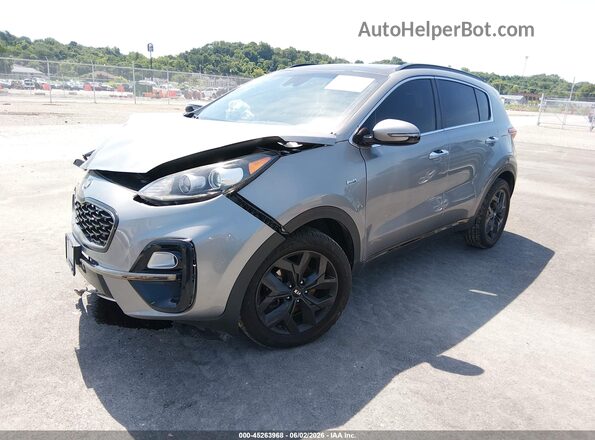 KNDP6CAC9L7763024 2020 KIA SPORTAGE Gray Przód lewy