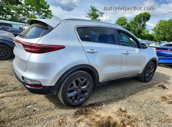 KNDP6CAC9M7936137 2021 KIA SPORTAGE Silver Հետևի աջ