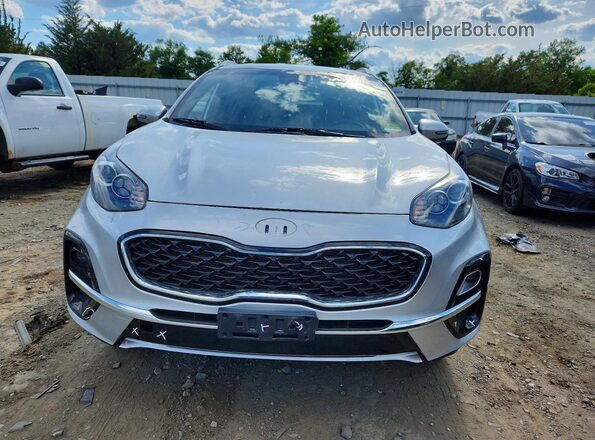 KNDP6CAC9M7936137 2021 KIA SPORTAGE Silver Դիմացի տեսք