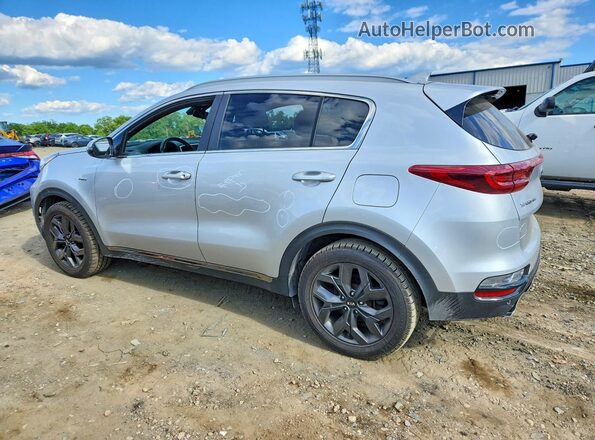 KNDP6CAC9M7936137 2021 KIA SPORTAGE Silver Հետևի ձախ