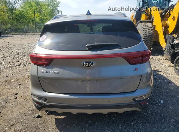 KNDP6CACXL7827958 2020 KIA SPORTAGE Silver Rear view