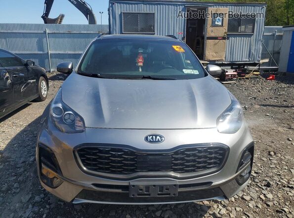 KNDP6CACXL7827958 2020 KIA SPORTAGE Silver Front view