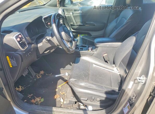 KNDP6CACXL7827958 2020 KIA SPORTAGE Silver Front interior view