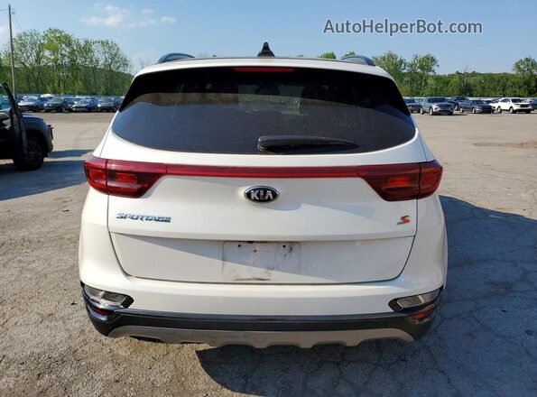 KNDP6CACXL7833212 2020 KIA SPORTAGE Белый Вид сзади