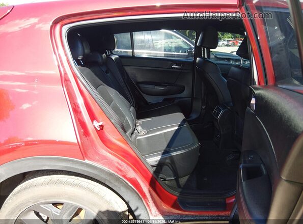 KNDP6CACXM7844485 2021 KIA SPORTAGE Red Widok naklejki z numerem VIN