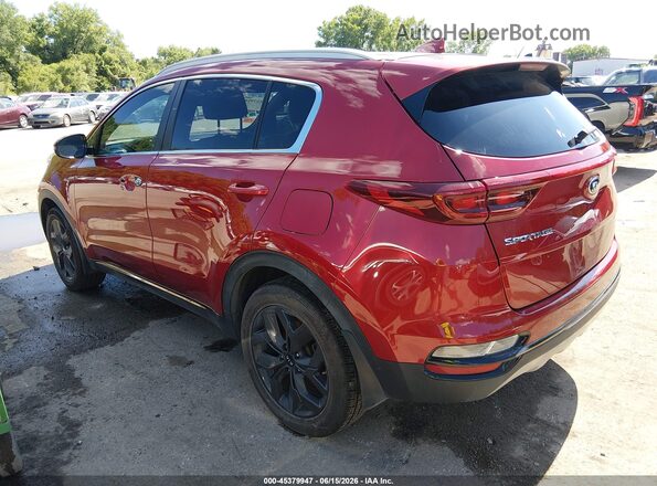 KNDP6CACXM7844485 2021 KIA SPORTAGE Red Tył lewy