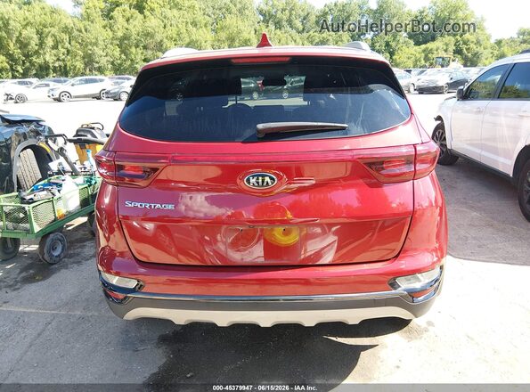 KNDP6CACXM7844485 2021 KIA SPORTAGE Red 