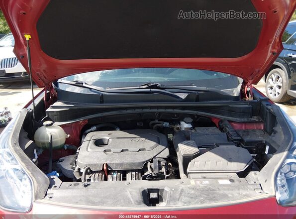 KNDP6CACXM7844485 2021 KIA SPORTAGE Red Widok z tyłu