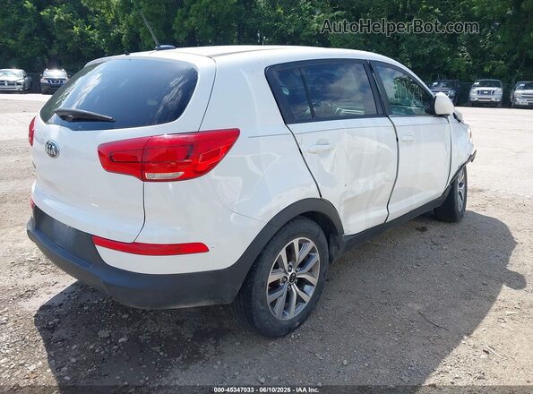 KNDPB3AC0G7795037 2016 KIA SPORTAGE White Trasero derecho