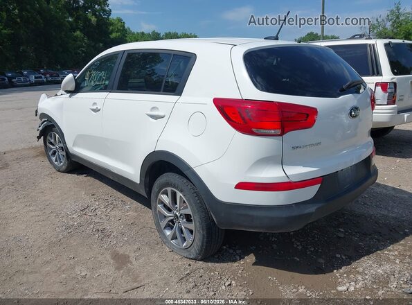 KNDPB3AC0G7795037 2016 KIA SPORTAGE White Trasero izquierdo