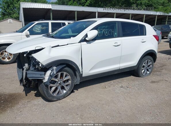 KNDPB3AC0G7795037 2016 KIA SPORTAGE White Vista tres cuartos delantera izquierda