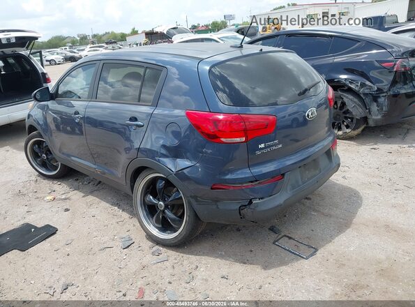 KNDPB3AC1G7856637 2016 KIA SPORTAGE Blue Հետևի ձախ