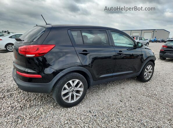 KNDPB3AC5G7808106 2016 KIA SPORTAGE Black Задня права чверть