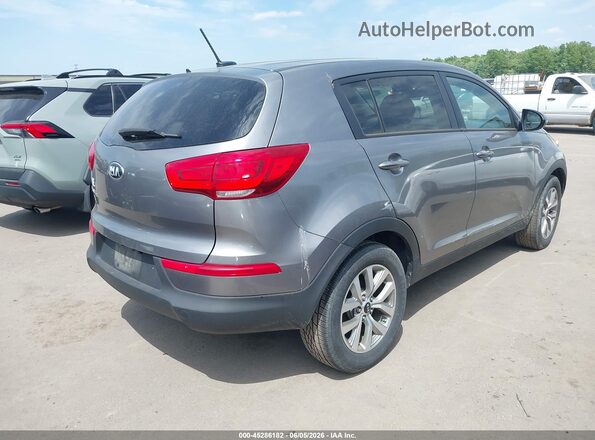 KNDPB3AC8G7844890 2016 KIA SPORTAGE Gray Задня права чверть