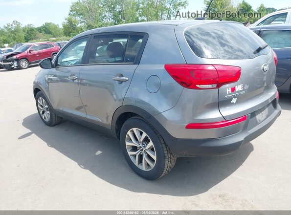 KNDPB3AC8G7844890 2016 KIA SPORTAGE Gray Задня ліва чверть