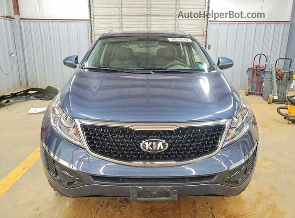 KNDPB3AC8G7846235 2016 KIA SPORTAGE Blue Դիմացի տեսք