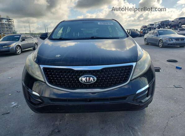 KNDPB3AC9G7822364 2016 KIA SPORTAGE Black Դիմացի տեսք