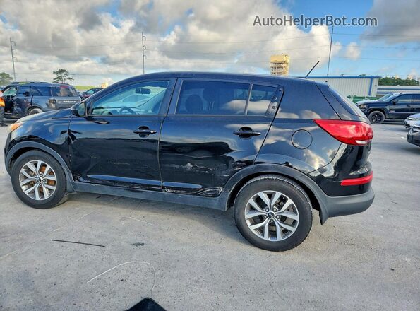 KNDPB3AC9G7822364 2016 KIA SPORTAGE Black Հետևի ձախ