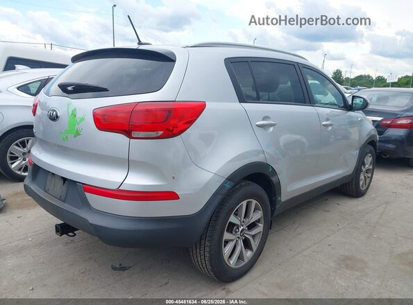 KNDPBCAC1G7801069 2016 KIA SPORTAGE Silver Задня права чверть