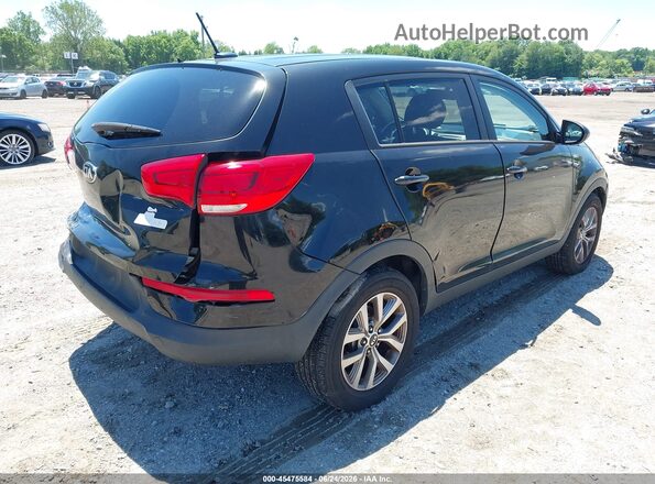 KNDPBCAC1G7857559 2016 KIA SPORTAGE Black Tył prawy