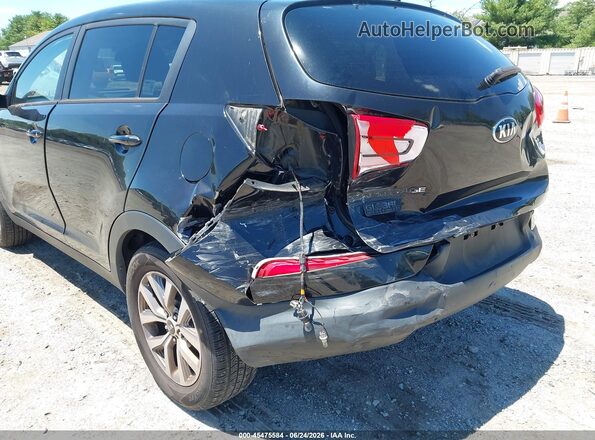 KNDPBCAC1G7857559 2016 KIA SPORTAGE Black Widok z przodu