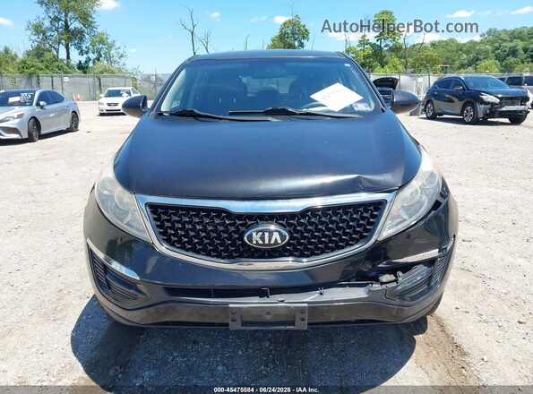 KNDPBCAC1G7857559 2016 KIA SPORTAGE Black Widok zestawu wskaźników