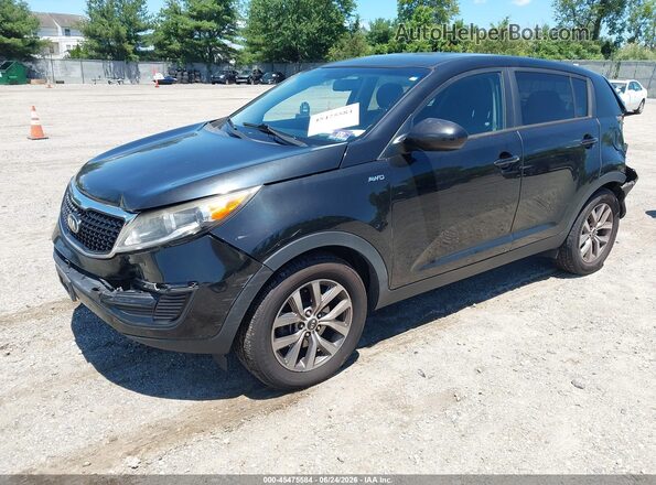 KNDPBCAC1G7857559 2016 KIA SPORTAGE Black Przód lewy