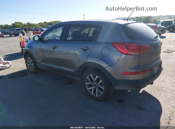 KNDPBCAC2G7878002 2016 KIA SPORTAGE Silver Trasero izquierdo
