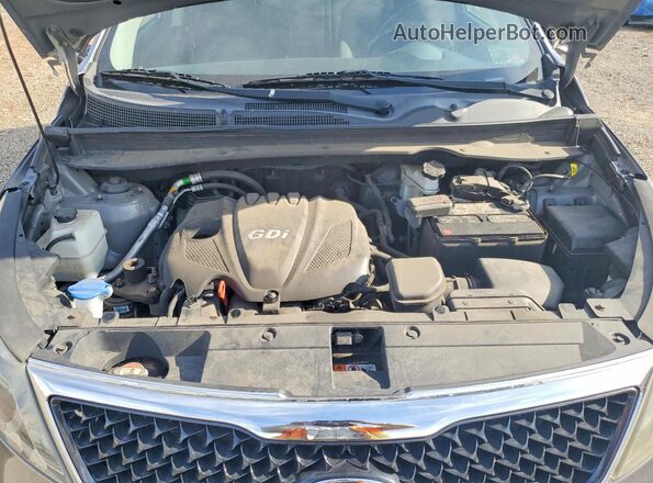 KNDPBCAC6G7858271 2016 KIA SPORTAGE Gray Widok komory silnika